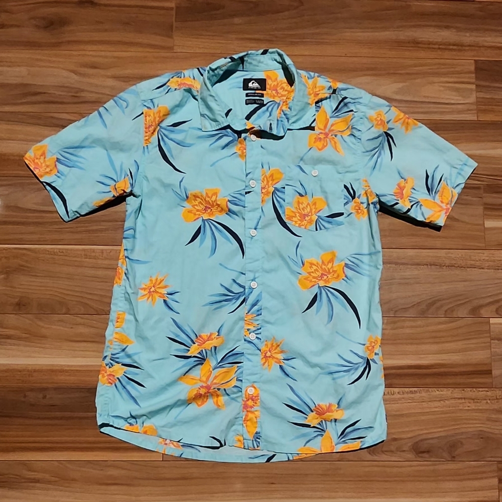 Quiksilver Boys Hawaii Bloom Floral Woven Shirt